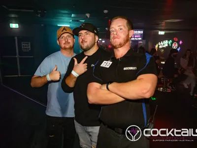 A professional photo of guests enjoying themselves at Cocktails Nightclub from our gallery.