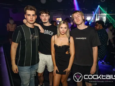 A professional photo of guests enjoying themselves at Cocktails Nightclub from our gallery.