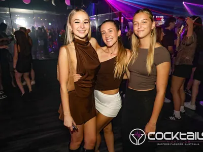 A professional photo of guests enjoying themselves at Cocktails Nightclub from our gallery.