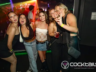 A professional photo of guests enjoying themselves at Cocktails Nightclub from our gallery.