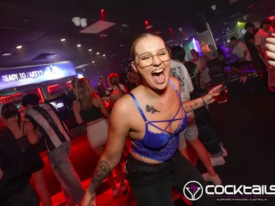 A professional photo of guests enjoying themselves at Cocktails Nightclub from our gallery.