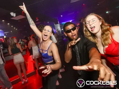 A professional photo of guests enjoying themselves at Cocktails Nightclub from our gallery.