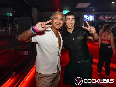 A professional photo of guests enjoying themselves at Cocktails Nightclub from our gallery.