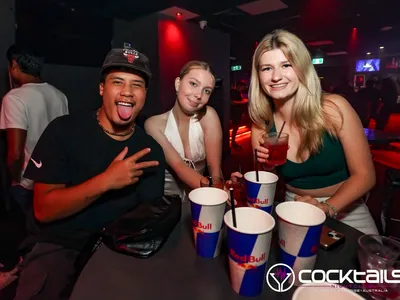 A professional photo of guests enjoying themselves at Cocktails Nightclub from our gallery.