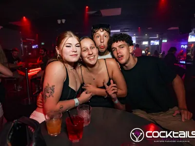 A professional photo of guests enjoying themselves at Cocktails Nightclub from our gallery.