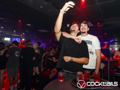 A professional photo of guests enjoying themselves at Cocktails Nightclub from our gallery.