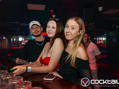 A professional photo of guests enjoying themselves at Cocktails Nightclub from our gallery.