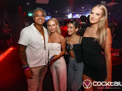 A professional photo of guests enjoying themselves at Cocktails Nightclub from our gallery.