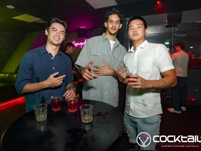 A professional photo of guests enjoying themselves at Cocktails Nightclub from our gallery.