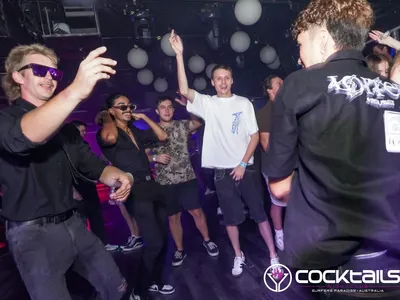 A professional photo of guests enjoying themselves at Cocktails Nightclub from our gallery.