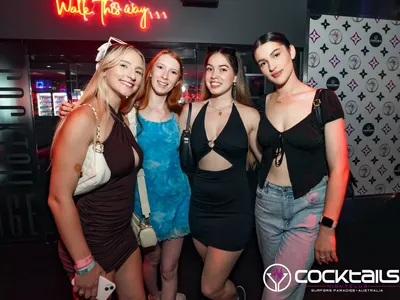 A professional photo of guests enjoying themselves at Cocktails Nightclub from our gallery.