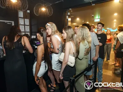 A professional photo of guests enjoying themselves at Cocktails Nightclub from our gallery.