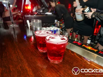 A professional photo of guests enjoying themselves at Cocktails Nightclub from our gallery.