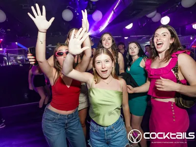 A professional photo of guests enjoying themselves at Cocktails Nightclub from our gallery.