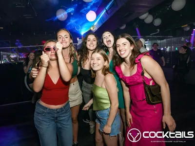 A professional photo of guests enjoying themselves at Cocktails Nightclub from our gallery.