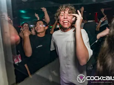 A professional photo of guests enjoying themselves at Cocktails Nightclub from our gallery.