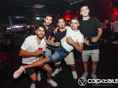 A professional photo of guests enjoying themselves at Cocktails Nightclub from our gallery.