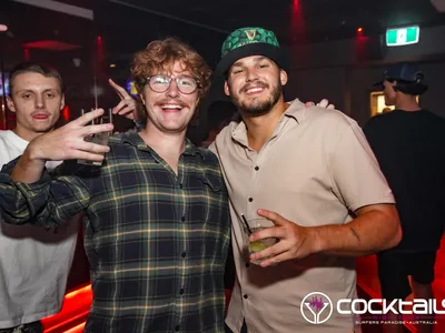 A professional photo of guests enjoying themselves at Cocktails Nightclub from our gallery.