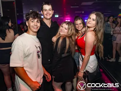 A professional photo of guests enjoying themselves at Cocktails Nightclub from our gallery.