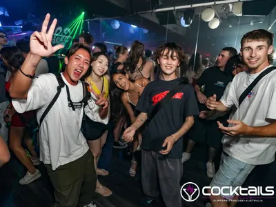 A professional photo of guests enjoying themselves at Cocktails Nightclub from our gallery.