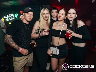 A professional photo of guests enjoying themselves at Cocktails Nightclub from our gallery.