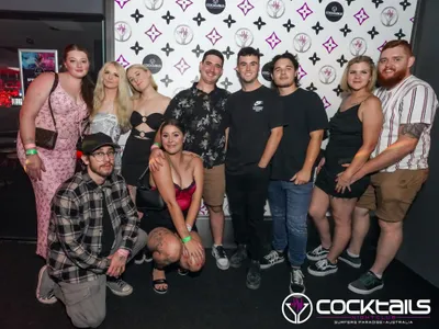 A professional photo of guests enjoying themselves at Cocktails Nightclub from our gallery.