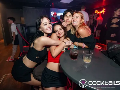 A professional photo of guests enjoying themselves at Cocktails Nightclub from our gallery.