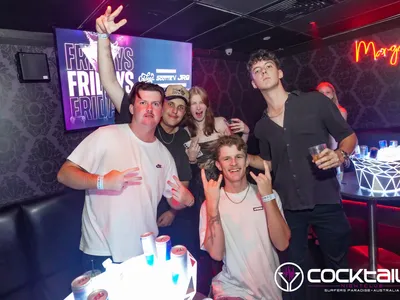 A professional photo of guests enjoying themselves at Cocktails Nightclub from our gallery.