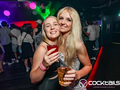 A professional photo of guests enjoying themselves at Cocktails Nightclub from our gallery.