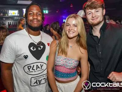 A professional photo of guests enjoying themselves at Cocktails Nightclub from our gallery.