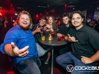 A professional photo of guests enjoying themselves at Cocktails Nightclub from our gallery.