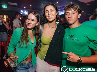 A professional photo of guests enjoying themselves at Cocktails Nightclub from our gallery.