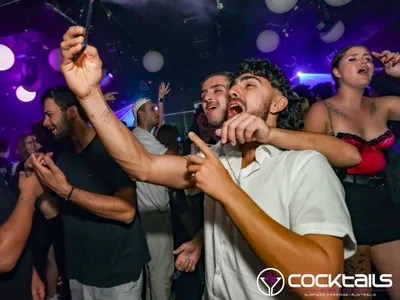 A professional photo of guests enjoying themselves at Cocktails Nightclub from our gallery.