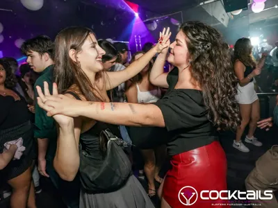 A professional photo of guests enjoying themselves at Cocktails Nightclub from our gallery.