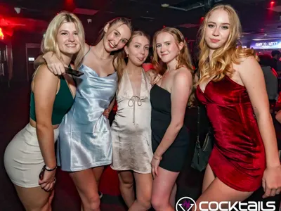 A professional photo of guests enjoying themselves at Cocktails Nightclub from our gallery.