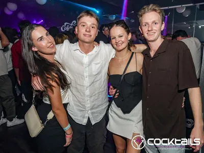 A professional photo of guests enjoying themselves at Cocktails Nightclub from our gallery.