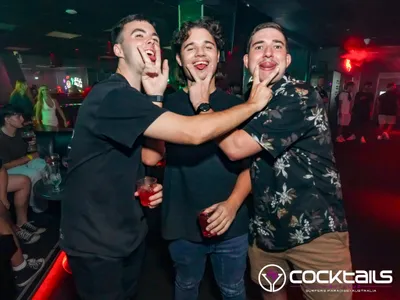 A professional photo of guests enjoying themselves at Cocktails Nightclub from our gallery.