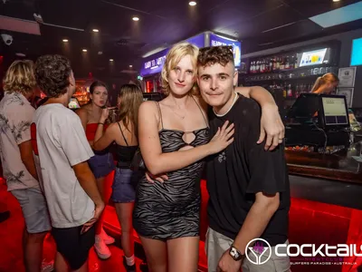 A professional photo of guests enjoying themselves at Cocktails Nightclub from our gallery.