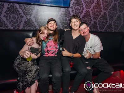 A professional photo of guests enjoying themselves at Cocktails Nightclub from our gallery.