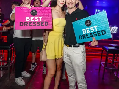 A professional photo of guests enjoying themselves at Cocktails Nightclub from our gallery.