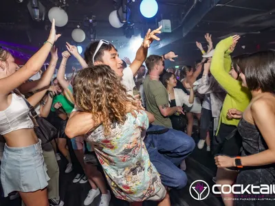 A professional photo of guests enjoying themselves at Cocktails Nightclub from our gallery.