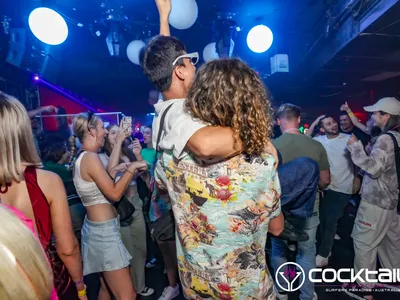 A professional photo of guests enjoying themselves at Cocktails Nightclub from our gallery.