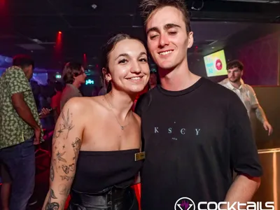 A professional photo of guests enjoying themselves at Cocktails Nightclub from our gallery.