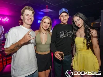 A professional photo of guests enjoying themselves at Cocktails Nightclub from our gallery.