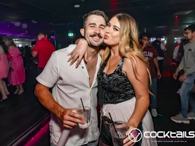 A professional photo of guests enjoying themselves at Cocktails Nightclub from our gallery.