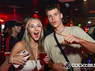 A professional photo of guests enjoying themselves at Cocktails Nightclub from our gallery.