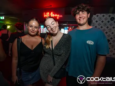 A professional photo of guests enjoying themselves at Cocktails Nightclub from our gallery.