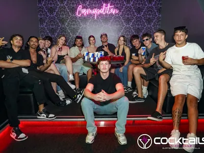 A professional photo of guests enjoying themselves at Cocktails Nightclub from our gallery.