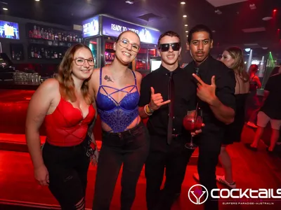 A professional photo of guests enjoying themselves at Cocktails Nightclub from our gallery.