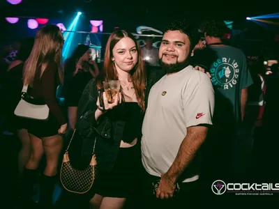 A professional photo of guests enjoying themselves at Cocktails Nightclub from our gallery.